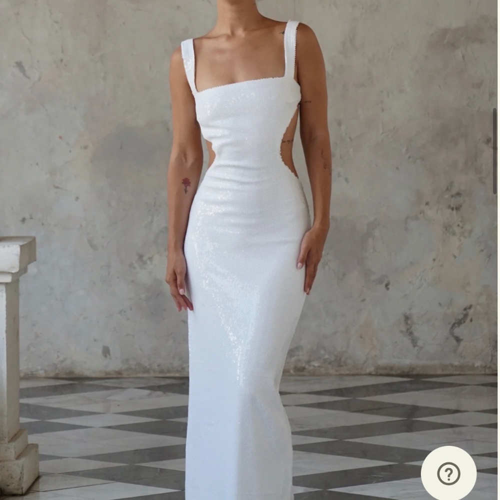 Meshki - Sequin Cut Out Maxi Dress (Adoria)